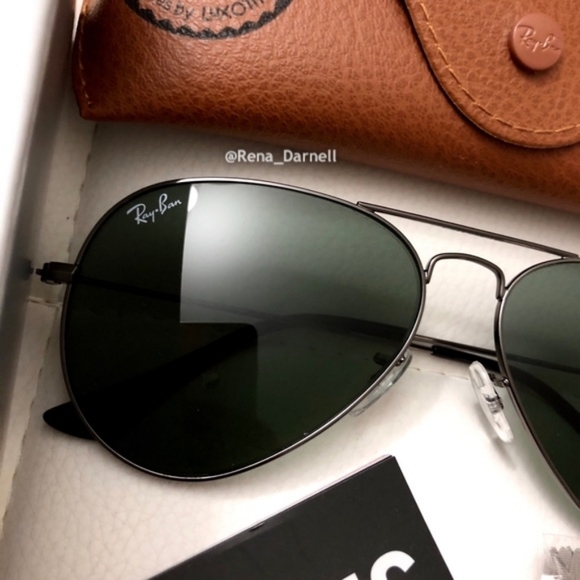 Ray-Ban Aviator RB3025 Black New - Picture 2 of 12